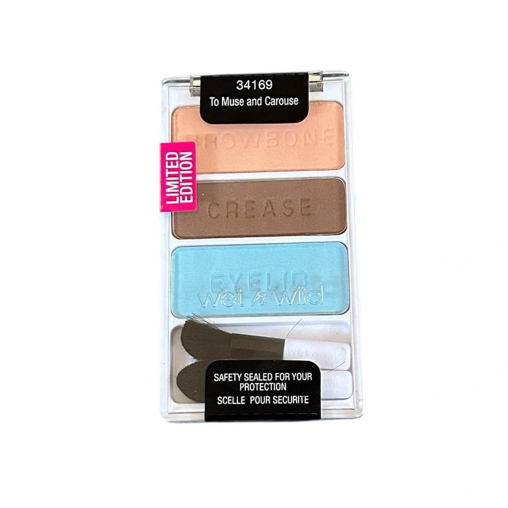 Wet n Wild To Muse & Carouse Coloricon Eyeshadow Trio Pop Art Ltd. Edition NWT